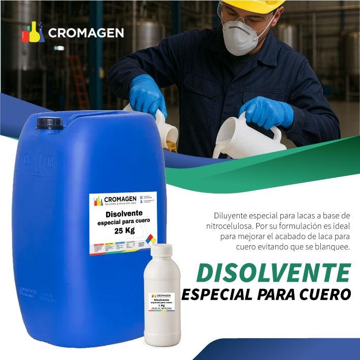Disolvente especial para cuero