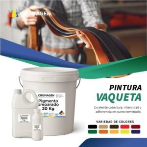 Pintura preparada para vaqueta